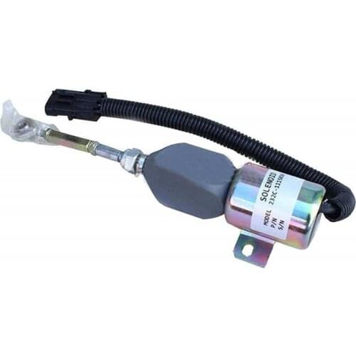 232C-1115030 12v/24V Stop Solenoid Fuel Shutdown Solenoid Cut Off Solenoid for Yuchai 6112 Engine Excavator Aftermarket Parts