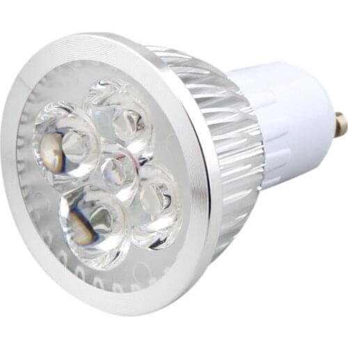 6W 4LED GU10 Spotlight High Light Intensity Indoor Light Bulbs LED Downlight Lamp Bulb Spot Light Pure/Warm White AC 110-240V