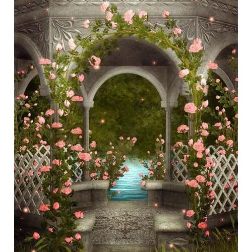 Fairyland architecture photo backgrounds vinyl newborns photography backdrops for photo studio accessories photophone CM-0444