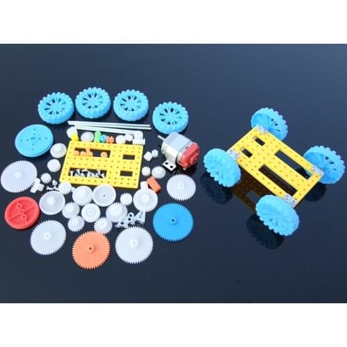 YongYeTai 50pcs Gearbox toy robot motor plastic gear DIY model accessories DD