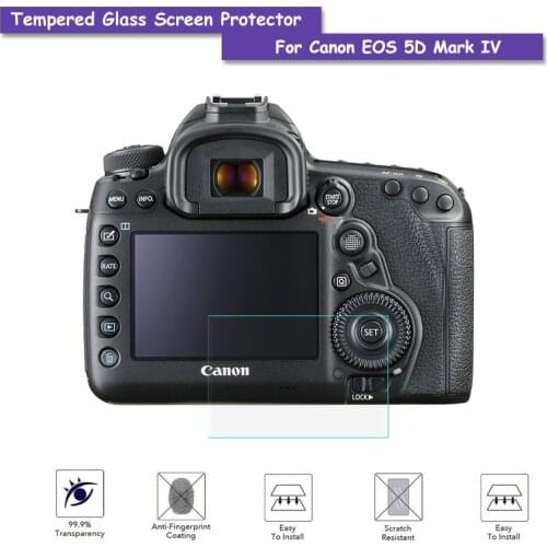 9H Tempered Glass LCD Screen Protector Real Glass Shield Film For Canon EOS 5D Mark IV 5D4 5DIV Camera Accessories