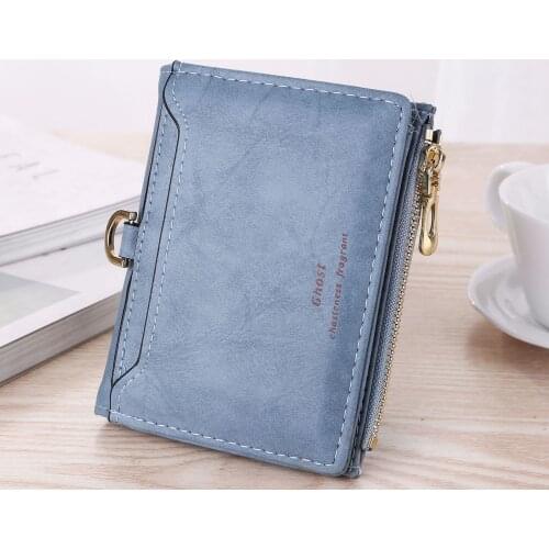Women Ladies Girls Wallet Short Small Money Purse Wallet PU Leather Folding Coin Card Holder