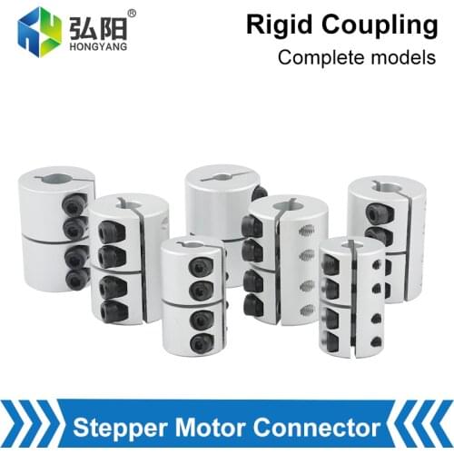 Rigid Coupling Aluminum Alloy Shaft Coupler Screw Motor Fixture Stepping Servo Motor Ball Screw Connecting Shaft CNC Engraving