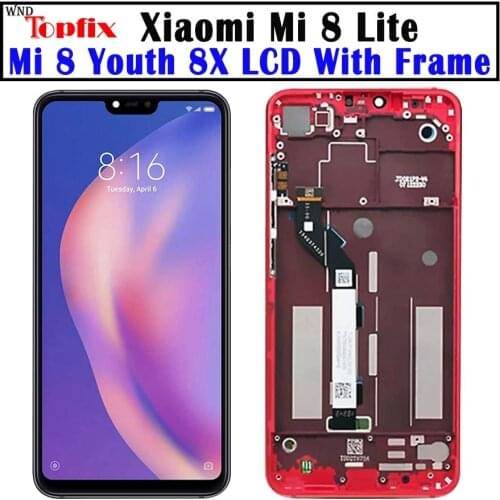 LCD For Xiaomi Mi 8 Lite LCD Touch screen Assembly For Xiaomi Mi8 Lite Display 8 Youth 8X Mi 8 Lite LCD Screen Replacement