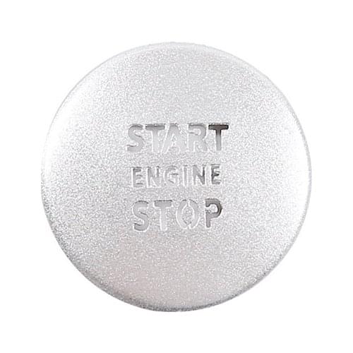 For Range Rover Administrative 2010-2012 Car Accessories One-Key Start Button Sticker Silver Stainless Steel 1 Piece Set