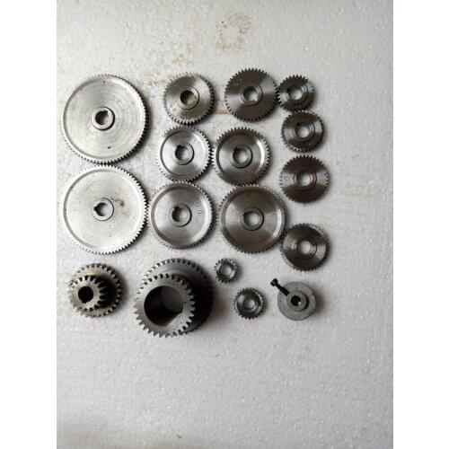 17Pcs/Set 1.5m And 1m Mini Lathe Metal Cutting Machine Gears/Professional Gear Is Not The Same! Quality First! Price First