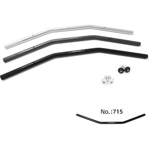 715mm Vintage Motorcycle Handle Bar 22mm Universal Motorbike Handle Bar 6061 aluminum alloy hand bar Flat handle