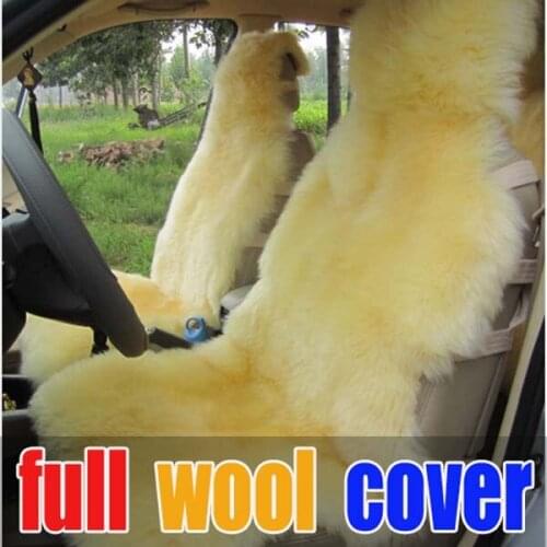 Free ship Wool cushion car seat cashmere cushion sheep fur accessories full sheep fur car seat cover cushion