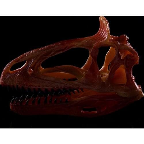 Holloween Top-grade Monolophosaurus Fossil Resin Dinosaur Skull Model Halloween gifts home Decoration