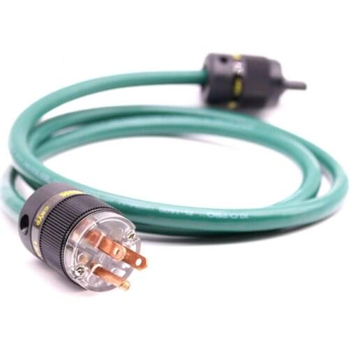 Hi-Fi XLO OFC Power cable EU/US power plug Figure 8 C7 IEC connector Amplifier CD DVD player audio AC power cord