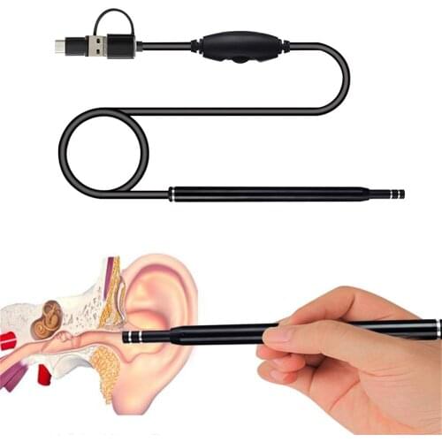 3 in 1 Ear Cleaning Endoscope Camera Ear Picker Visual Ear Mouth Nose Otoscope Ear Pick Otoscope Borescope Tool