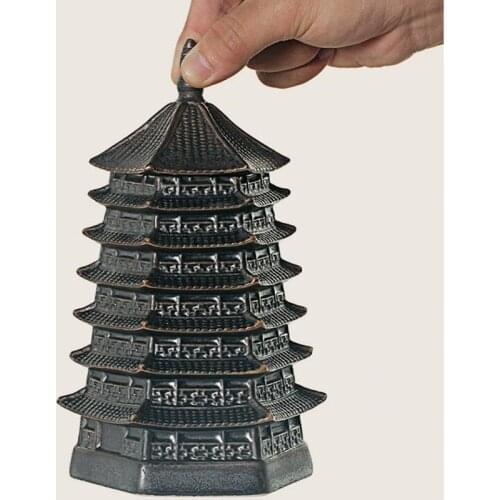 Ceramic Purple Sand Tea Caddy Large and Small Sealed Storage Box Pu'er Tea Black Tea Green Tea Pagoda Tea Can Ornaments