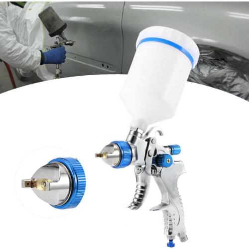 HVLP Paint Spray Guns Kit 600CC Capacity Gravity Feed Automobile Painting Sprayer with 3 Nozzles 1/4 Inch Car Paint Airbrush