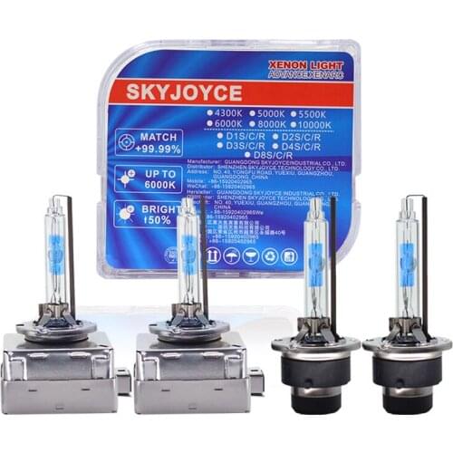 SKYJOYCE 2PCS Genuine OEM D1S D2S D3S D4S HID Bulb 35W 55W 5500K Fast Bright HID Xenon Headlight Bulb D1 D2 D3 D4 Auto Light