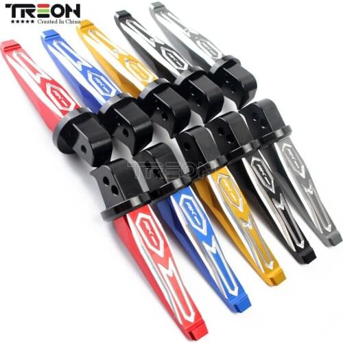 Motorcycle Accessories Rear Foot Rest Kick Panel For KYMCO AK550 AK550 2017 1 Pair CNC Aluminum Folding Foot Pegs Panel