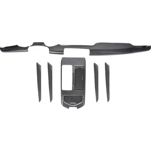 Real Dry Carbon Fiber Interiors for Maserati Quattroporte Instrument Panel Central Control Cover Air conditioning Vent Strip