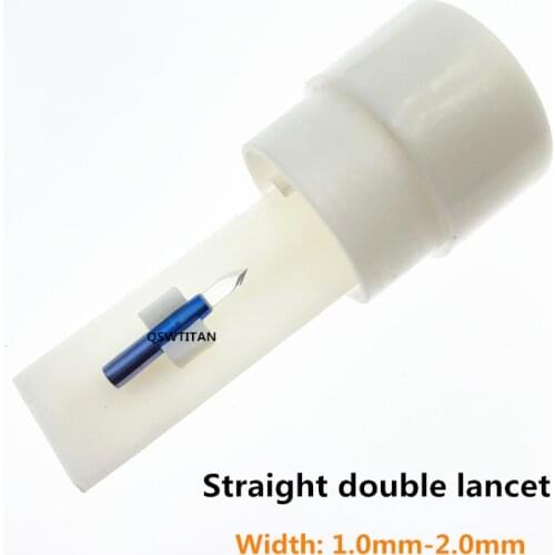Ophthalmic Straight double lancet knife head Smooth blade surface sharp Ophthalmic surgery Blade