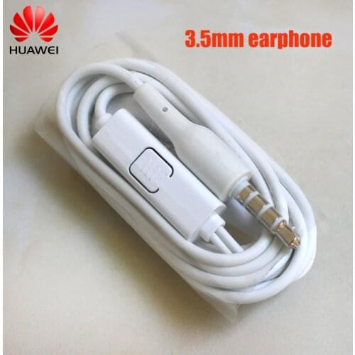 Original Huawei Y6 3.5mm Earphone With Mic For nova 2 3 2i 3i 3e P20 P30 P10 lite honor 8 9 8X 9X 9I 8I 7X V20 MAX mate 7 8 9 10