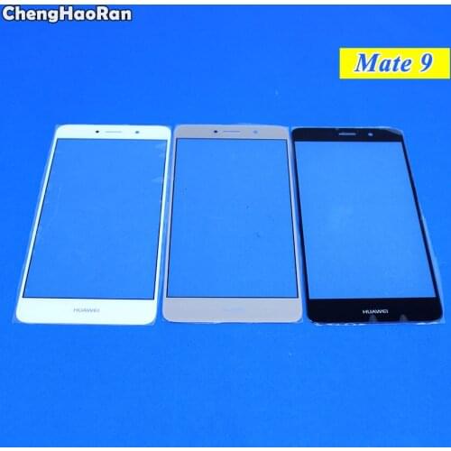 ChengHaoRan 1PCS For Huawei Mate9 Mate 8 9 10 10pro S Porsche Design Front Glass Lens Touch Screen LCD Outer Panel