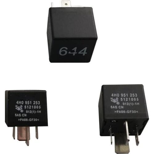 Fuel pump relay NO.644 Fit for VW Tiguan BEC BEETLE CABRIO Fosca Audi R8 AUDI R8 AQ3 AUDI Q3 OE:4H0951253 443951253N 8D0951253