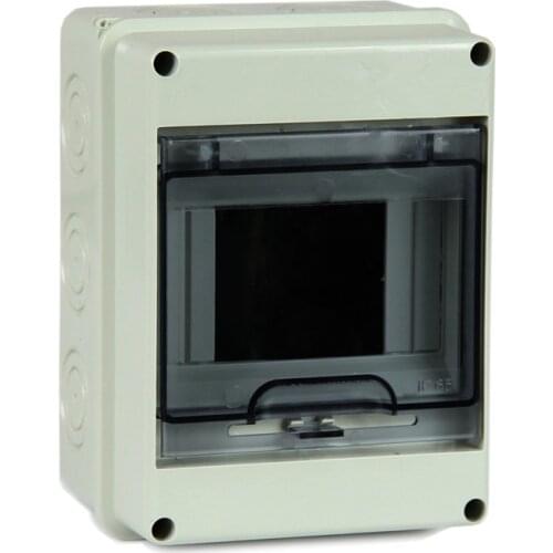 1Pcs Waterproof Distribution Box For Switch And Circuit Breaker 2-5 Ways Plastic