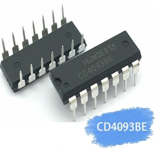 10pcs/lot HEF4093BP HEF4093 CD4093BE DIP-14