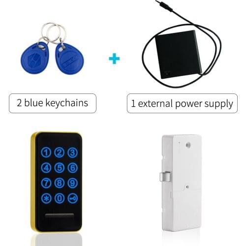 125khz Digital Electronic Keypad Cabinet Locks for lockers keyless gym locker changing room locker in Gold color