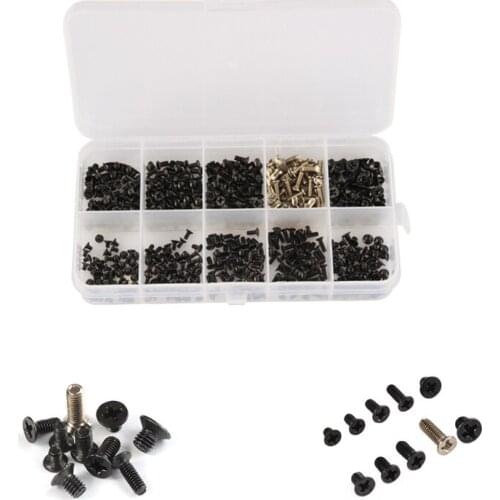 500Pcs M2 M2.5 M3 Laptop Notebook Computer Screw Assortment Kit Using for IBM For HP For Dell
