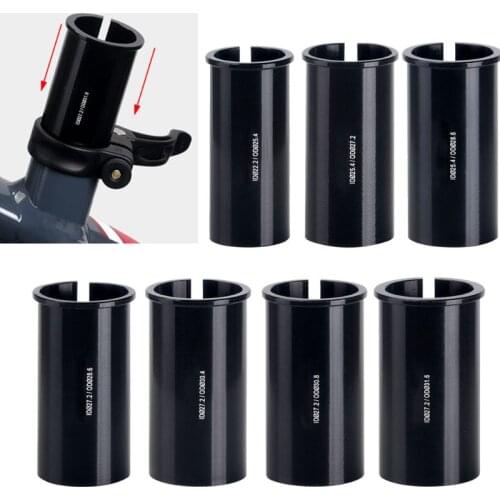 Aluminum Alloy Bicycle Seatpost Sleeve Convert Seat Post Tube Conversion Adapter 22.2/25.4/27.2/28.6/31.6mm Riding Accessories