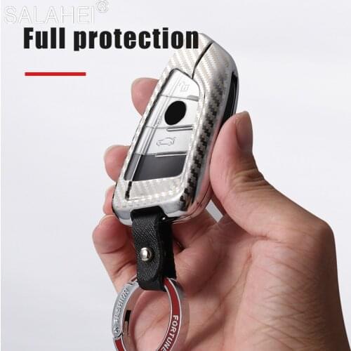 Zinc Alloy TPU Car Styling Key Case Cover Shell Protector For BMW X5 F15 X6 F16 G30 7 Series G11 X1 F48 F39 Keyless Accessories