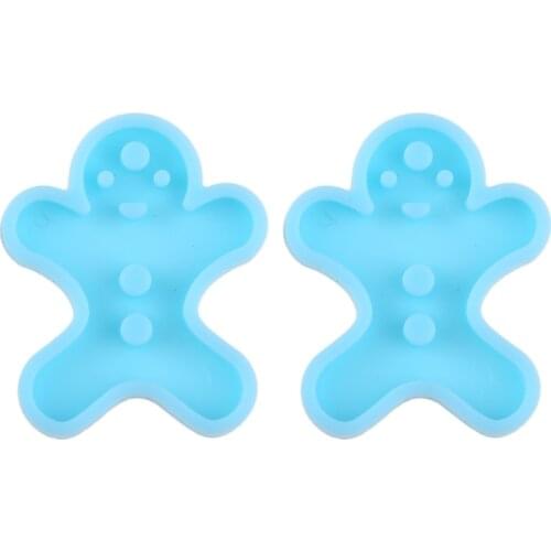 D0UF Christmas Halloween Earrings Epoxy Resin Mold Eardrop Dangler Silicone Mould DIY Crafts Jewelry Pendant Tools