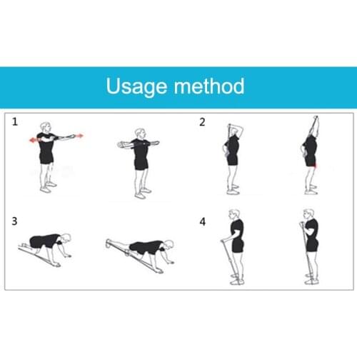 Resistance Bands Chest Expander Rope 8 Word Elastic for Yoga Muscle Fitness Exercise RW