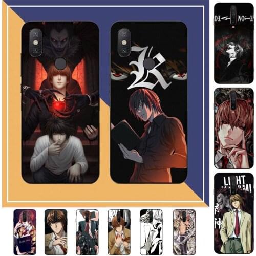 FHNBLJ light yagami DEATH NOTE Phone Case for Redmi Note 8 7 9 4 6 pro max T X 5A 3 10 lite pro