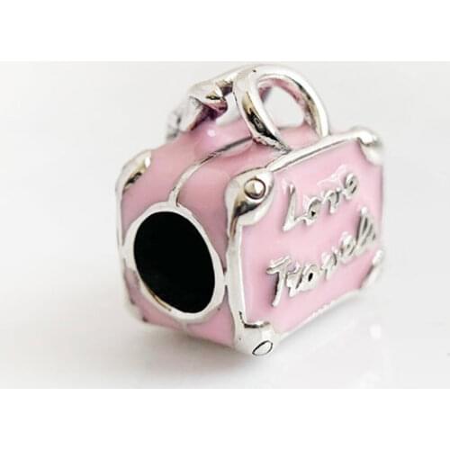 Hot Sale 925 Sterling Silver Travel series Charms Beads fit Original pandora Charm Bracelets Women DIY Jewelry Making gift