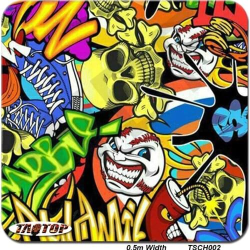 ITAATOP TSCC002 0.5m 10m Bomb Sticke Water Transfer Printing Film Liquid Image