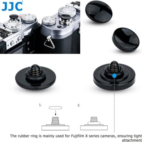 JJC Metal Soft Shutter Release Button for Fuji Fujifilm XE3 X100F XT20 XT30 XT10 XT4 XT3 XT2 X100V X100F X100T Sony Canon Nikon