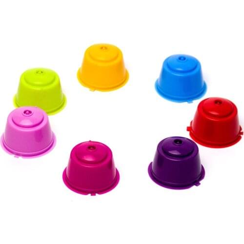 1Pcs Reusable Coffee Capsule Filter Cup for Nescafe Dolce Gusto Refillable Caps Spoon Brush Filter Baskets Pod Soft Taste Sweet