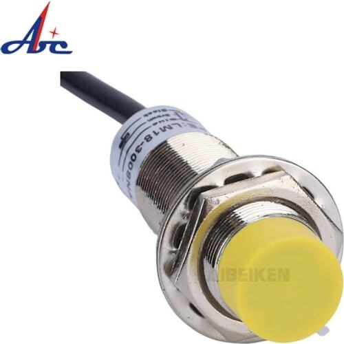 M8 M12 M18 Non-Screen Shield Type High Head Two/ Three WirePNP/NPN NO NC Proximity Switch Metal Inductive Approach Sensor Switch