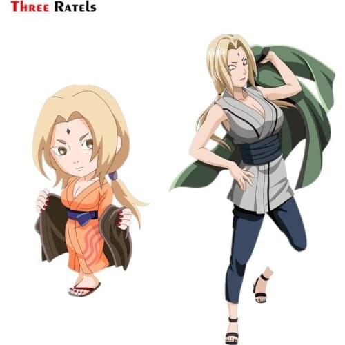 Three Ratels FC646 Chibi Tsunade car body sticker laptop sticker for apple macbook