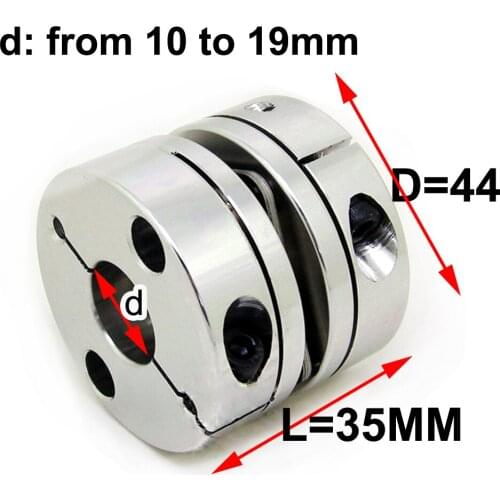 New Dia. 45mm 8mm, 10mm, 12mm, 14mm, 15mm, 17mm, 19mm, 20mm Single Diaphragm Coupling Elastic Connector Encoder Computer Disk
