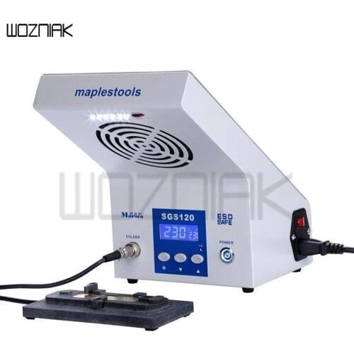 SGS120X Desoldering Rework Station Solder Platform With Smoking Device For IPhone Motherboard CPU Chip A8 A9 A10 A11 Remove Weld