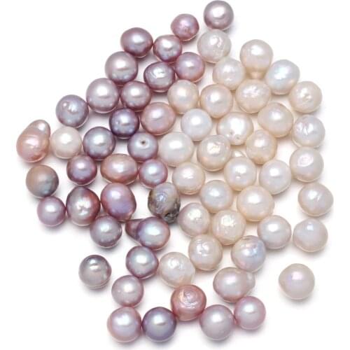 Natural Freshwater Pearl Pendant Round shape Pendants for Jewelry Making DIY Necklace Accessories Free Making Necklace 8-9mm