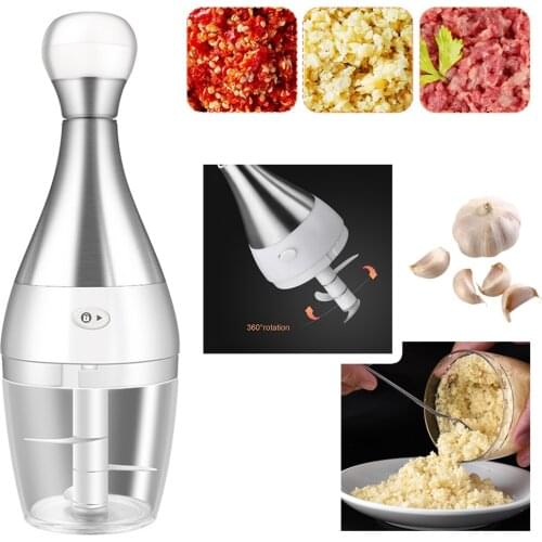Manual Food Chopper Stainless Steel Hand Chopper Dicer Easy to Clean Slap Press Chopper for Onion Garlic Vegetable