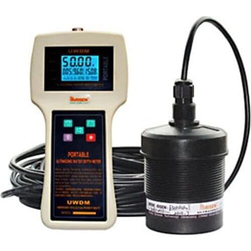 Hand-held ultrasonic water level meter level transmitter 0-5m range 4-20MA output