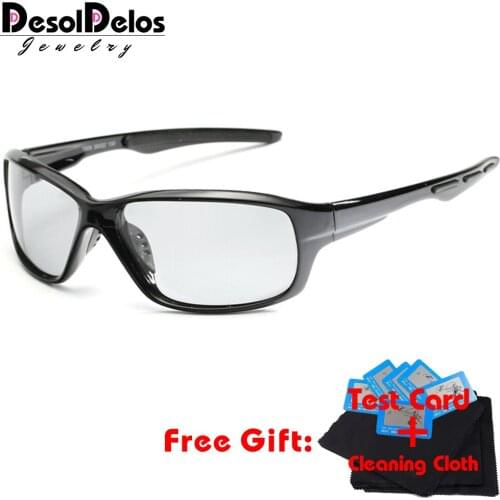 Driving Photochromic Sunglasses Chameleon Polarized Men Glasse All day change color for Snow light Top quality 2020