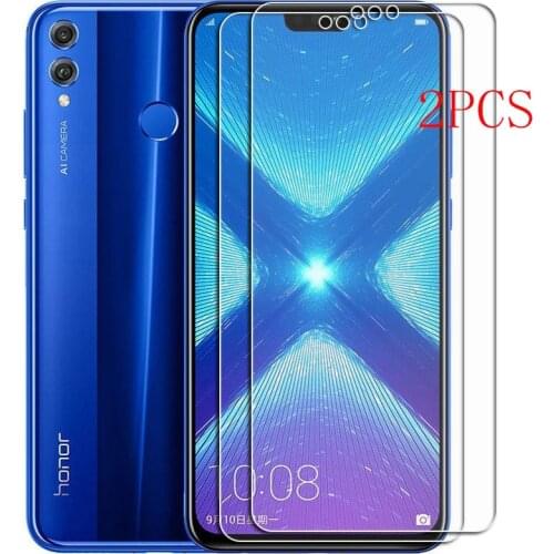 2PCS FOR Huawei Honor 8X (View 10 Lite) High HD Tempered Glass Protective On JSN-L11 JSN-L21 L22 JSN-L42 Screen Protector Film