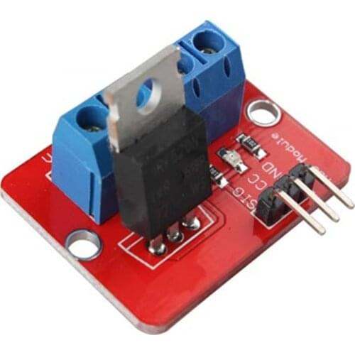 0-24V Top Mosfet Button IRF520 MOS Driver Module for arduino MCU ARM Raspberry pi PWM Module output