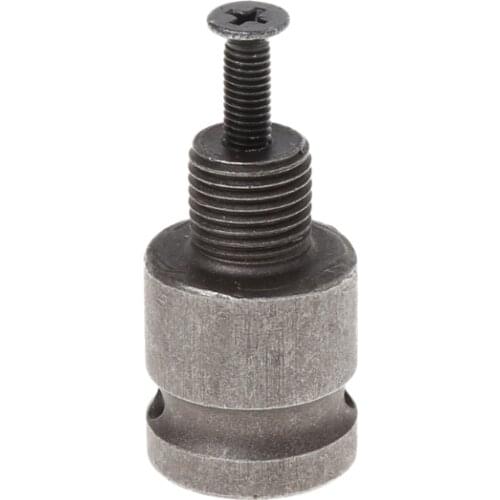 1/2'' Drill Chuck Adaptor For Impact Wrench Conversion 1/2-20UNF with 1 Pc Screw