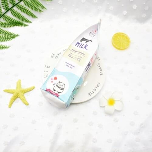 1 pcs Cartoon Milk bottle school pencil case cute PU pen bag storage pouch Korea Stationery material office school supplies
