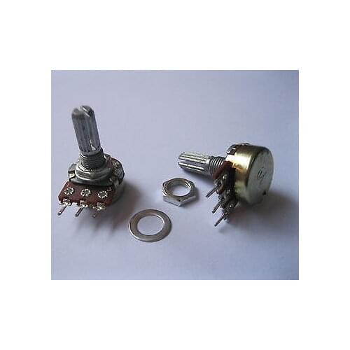 10 pcs B10K Potentiometer Pots 20mm Split Shaft 3 pins